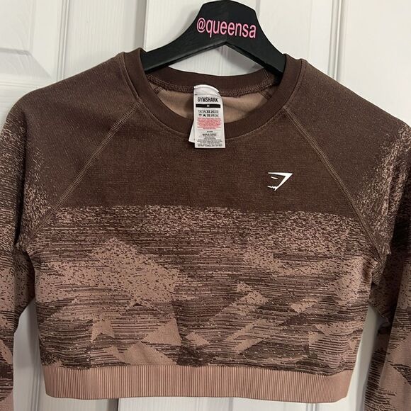 Gymshark Adapt Ombre Crop Top Size M - Picture 2 of 7